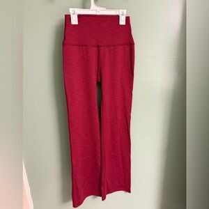 Beyond yoga Heather ribbed practice pants bootcut